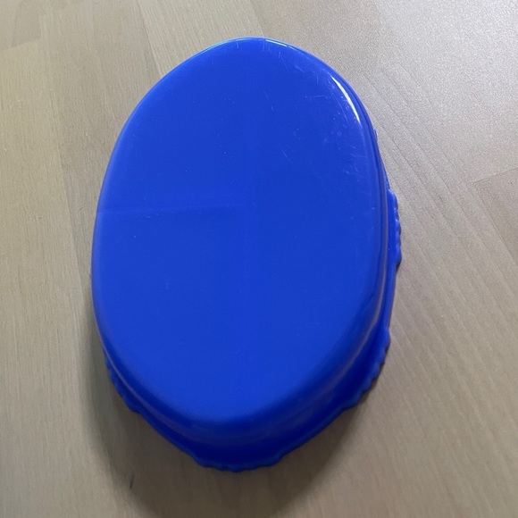 Y2K Blue Jewelry Cosmetics Box with Mirror - Picture 7 of 11